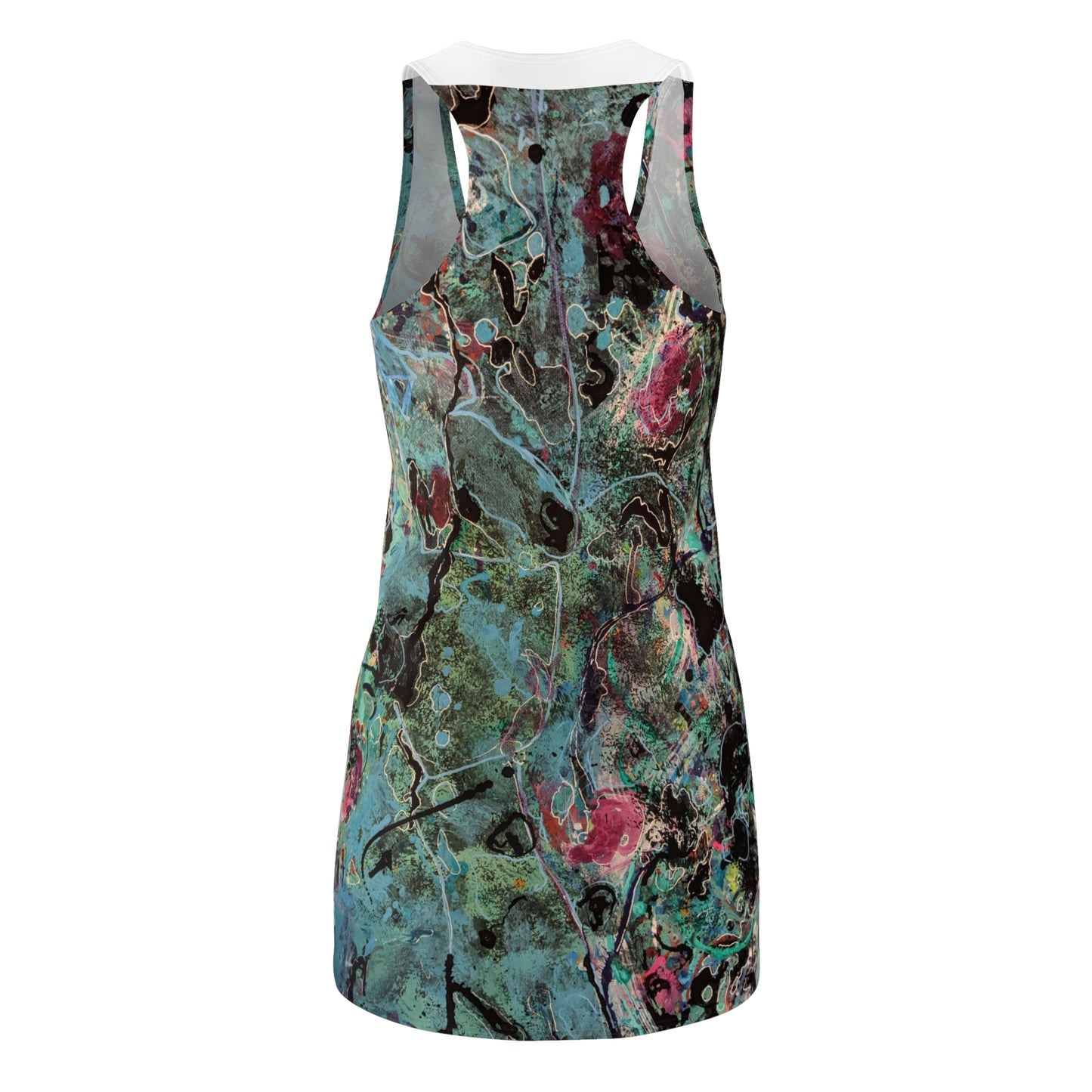 Women's Cut & Sew Racerback Dress (AOP)