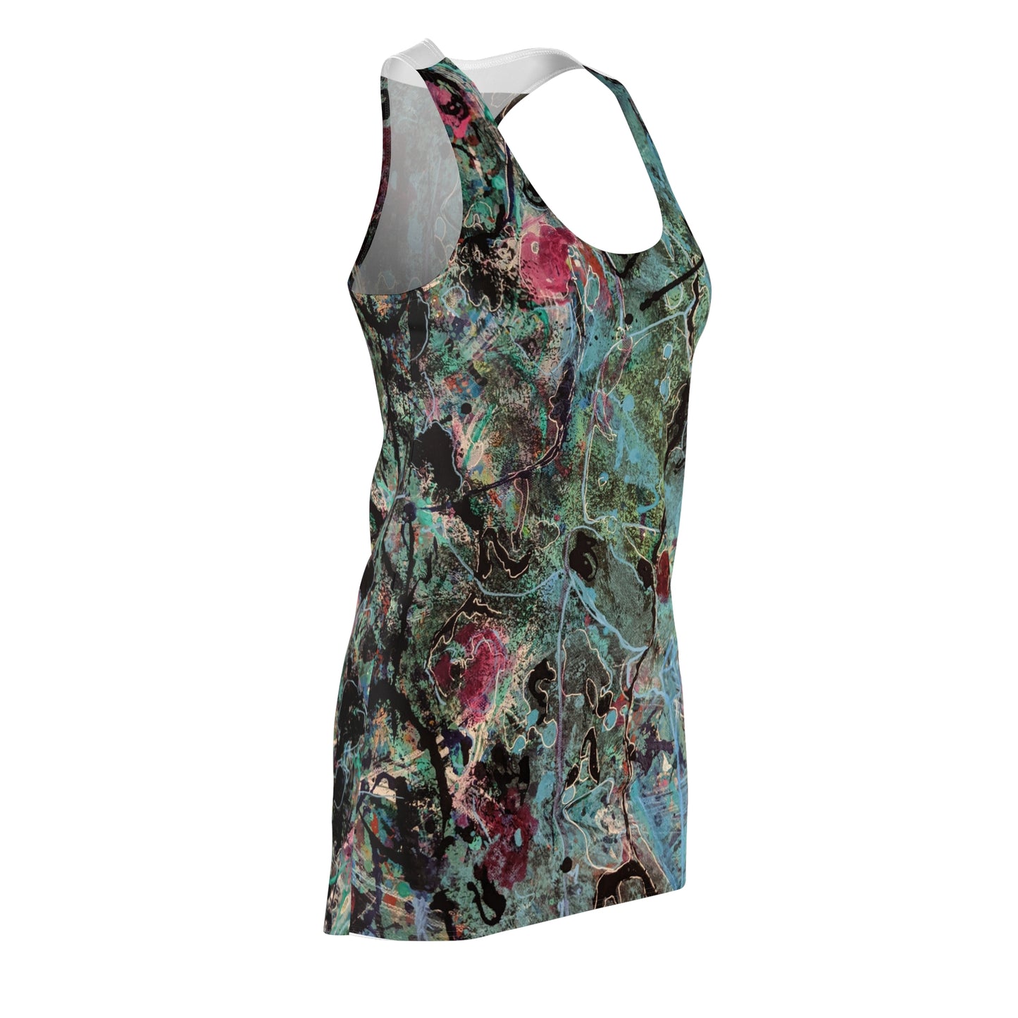 Women's Cut & Sew Racerback Dress (AOP)